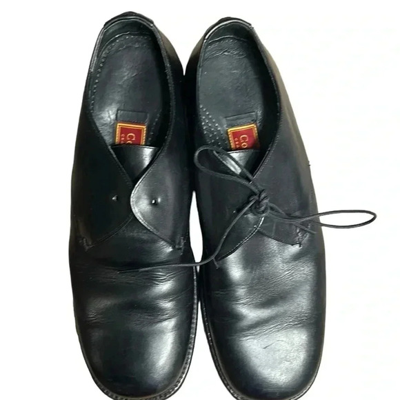 Cole Haan men shoes ,Studio,size 9D .crafted in Italy,leather,black,lace up - Picture 1 of 13